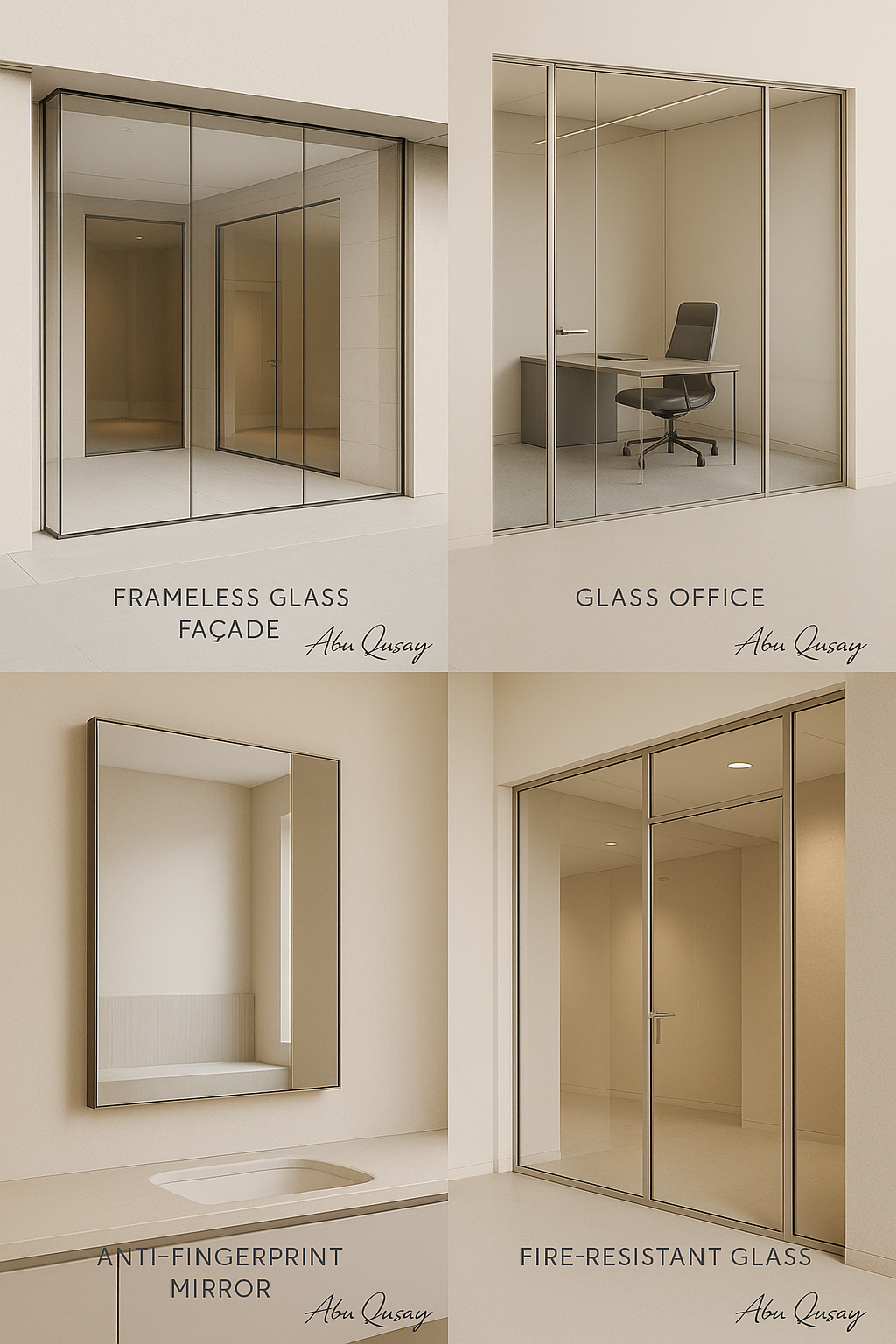 زجاج سكريت الرياض